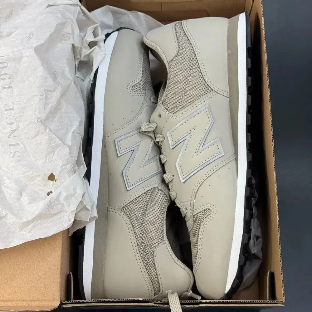 New Balance 500 sneakers beige athletic sneaker trainer shoes men’s size 8